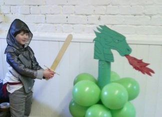 Birthday Inspiration: Wenn kein echter Drache zum Erschlagen zur Hand ist… die Ballons können auch …