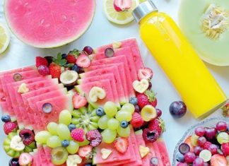 Birthday Decoration Ideas : Fruit platter by 💚Jenna Davila