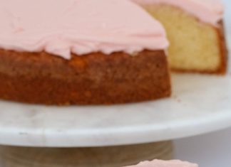 Birthday Cake : The Ultimate Butter Cake Recipe with Buttercream Frosting