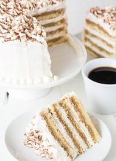 Birthday Cake : Tiramisu Layer Cake + Video ~Sweet & Savory