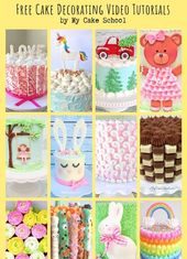 Birthday Cake : The BEST Free Cake Decorating Video Tutorials