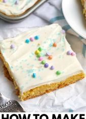 Birthday Cake : Buttery Vanilla Cake {With Boxed Cake Mix!!}