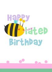 Birthday Quotes : Bee-Lated Birthday – Birthday Card (Free) | Greetings Island