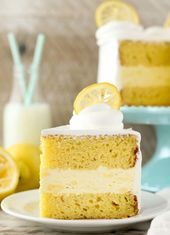 Birthday Cake : Lemon Ice Cream Cake