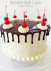 Birthday Cake : Banana Split Layer Cake Recipe