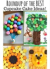 Birthday Cake : Roundup of the BEST Cupcake Cake Tutorials and Ideas!