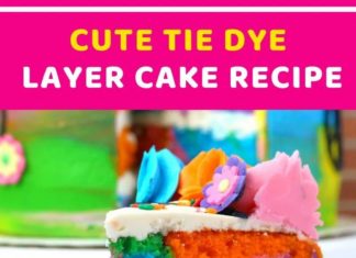 Birthday Cake : Cute Tie Dye Layer Cake Recipe