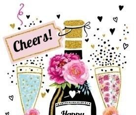 + 112 happy birthday wishes : Happy Birthday Wine and Cheers