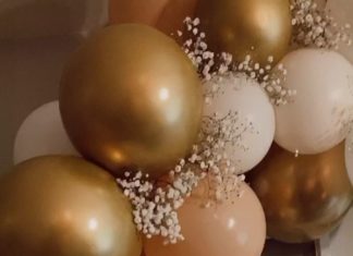 + 74 birthday party decorations : Neutral balloon arch