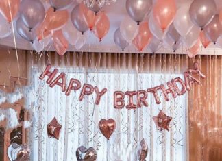 + 74 birthday party decorations : Rose Gold Happy Birthday Decoration | Rose Gold 21st Birthday Party Ideas Decor | 16th 18th Rose Gold Birthday Party Banner Sign