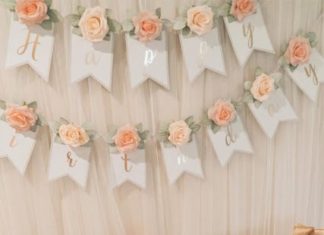 + 74 birthday party decorations : A Floral First Birthday