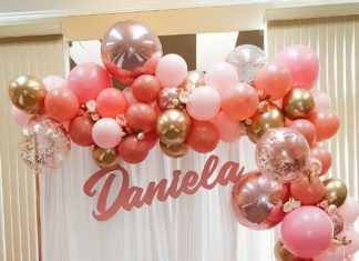 + 74 birthday party decorations : Balloons Garland and Backdrop set up