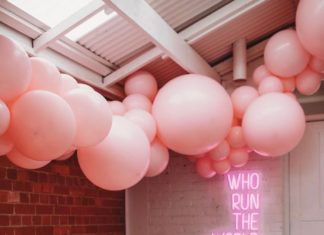 + 74 birthday party decorations : Modern + Pink Girls Run the World Birthday Party | Kara’s Party Ideas