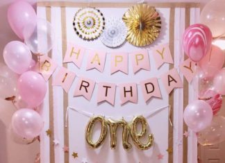 + 74 birthday party decorations : Pink and Gold, Princess Birthday Party Ideas | Photo 5 of 6