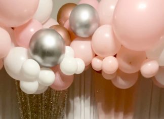 + 74 birthday party decorations : Pink and Silver Birthday Decor