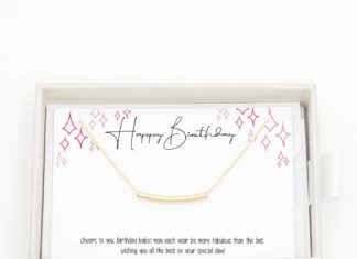 + 112 happy birthday wishes : Birthday Gift for Friend Tube Necklace – 20 Inches / Sterling Silver