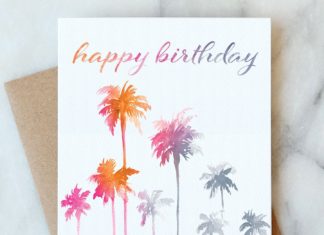 + 112 happy birthday wishes : Palms Happy Birthday Card