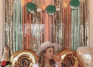 + 74 birthday party decorations : Gold Foil Number Balloons – 7