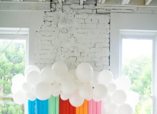 + 74 birthday party decorations : Rainbow Streamer Kit/Rainbow Decorations/Rainbow Birthday Party/Over The Rainbow Party/Rainbow Streamers/Streamer Backdrop/Rainbow Balloons