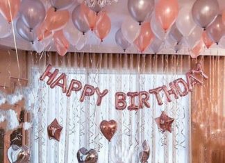 + 74 birthday party decorations : Rose Gold Happy Birthday Decoration | Rose Gold 21st Birthday Party Ideas Decor | 16th 18th Rose Gold Birthday Party Banner Sign