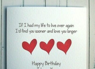 + 112 happy birthday wishes : BIRTHDAY CARD WIFE HUSBAND GIRLFRIEND BOYFRIEND PARTNER romantic card LOVE