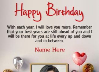 + 112 happy birthday wishes : Lovely Birthday Wish With Name and Photo For GirlFriend