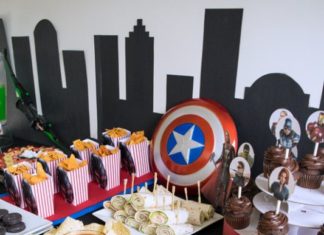 + 74 birthday party decorations : Avenger Party Ideas