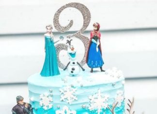 + 74 birthday party decorations : Frozen Birthday Cake