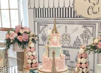 + 74 birthday party decorations : Pastel Paris Tea Party | Kara’s Party Ideas