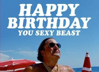 + 112 happy birthday wishes : Birthdaycard: Happy Birthday you sexy beast