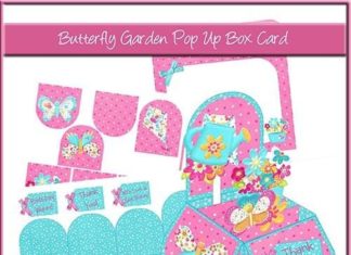 + 112 happy birthday wishes : Butterfly Garden Pop Up Box Card