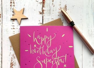 + 112 happy birthday wishes : Happy Birthday Superstar Card