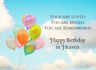 + 112 happy birthday wishes : Happy Birthday In Heaven Images Quotes Poems for Friend, Brother, Sister, Daughter & son
