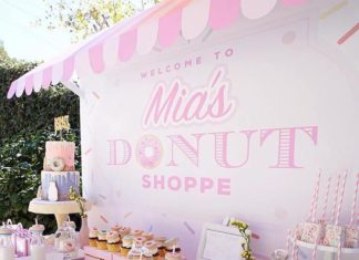 + 74 birthday party decorations : Donut Shoppe Birthday Party | Kara’s Party Ideas