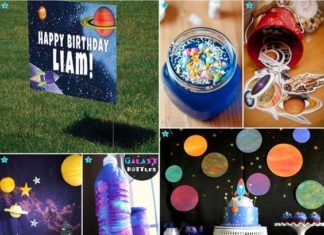 + 74 birthday party decorations : Galaxy-themed Birthday Party Ideas