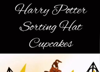 + 74 birthday party decorations : Harry Potter Sorting Hat Cupcakes