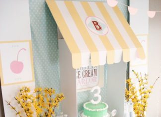 + 74 birthday party decorations : Ice Cream Parlor Birthday Party