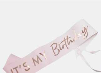 + 74 birthday party decorations : “It’s My Birthday” Sash