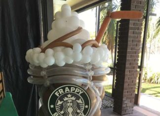 + 74 birthday party decorations : Starbucks Party Birthday Party Ideas | Photo 9 of 9