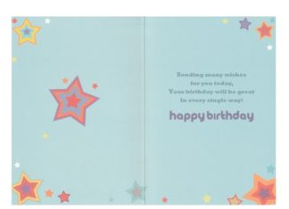 + 112 happy birthday wishes : Birthday Card – Happy Birthday Stars – Multi