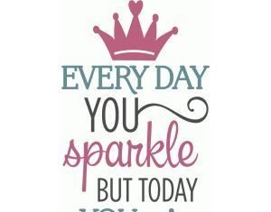 + 112 happy birthday wishes : Silhouette Design Store: Every Day You Sparkle – Birthday Phrase