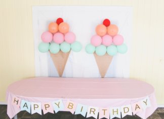 + 74 birthday party decorations : Ice Cream Themed Birthday Party: DIY Decor Ideas