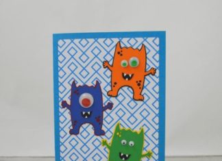 + 74 birthday party decorations : Monster Birthday Card – Birthday Card for Child – Monster Theme Birthday Party – Cute Monsters – Han