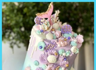 + 74 birthday party decorations : Under the Sea Ice Cream Cake