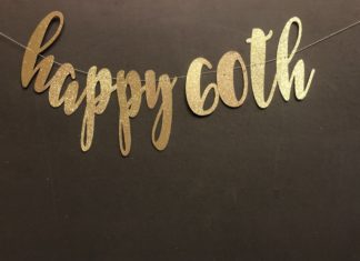 + 74 birthday party decorations : Happy 60th Birthday Banner, 60th Birthday Banner, Birthday Party Decor, 60th Birthday Party, Glitter Banners – Black / READY TO HANG