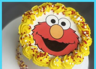 + 74 birthday party decorations : Elmo To Go Birthday Cake